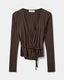 JOODYSW BLOUSE - Brown Fudge