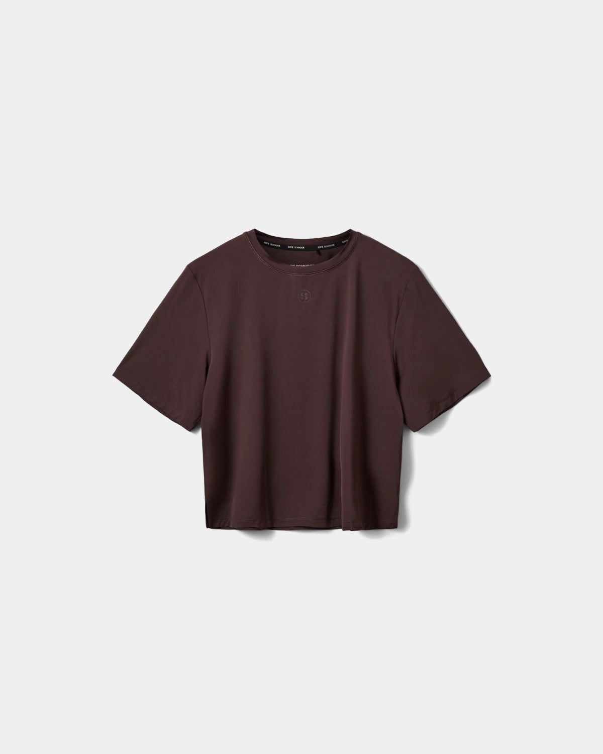 Sofie Schnoor SPORT JOVELASPO CROPPED T-SHIRT T-shirt 7171 Dark Plum