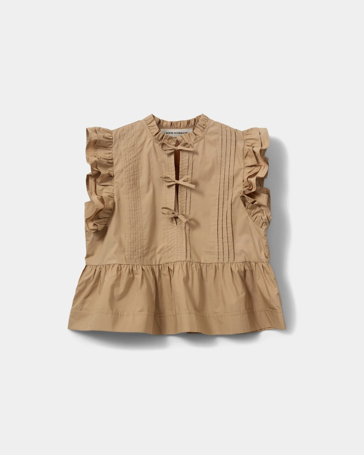 Sofie Schnoor YOUNG JULIETTESY TOP Top 7012 Camel