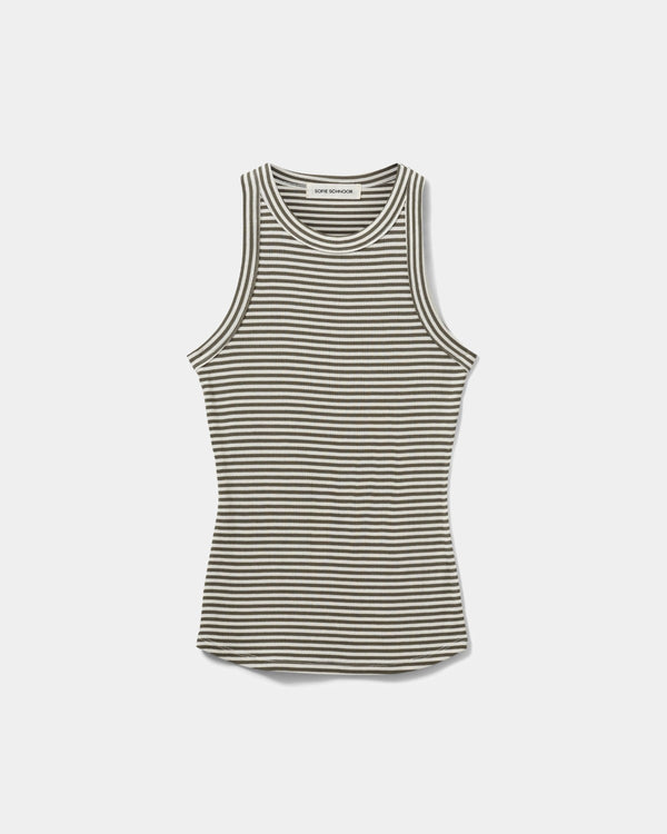 Sofie Schnoor WOMEN JULLIESW STRIBE TOP Top 3099 Army striped