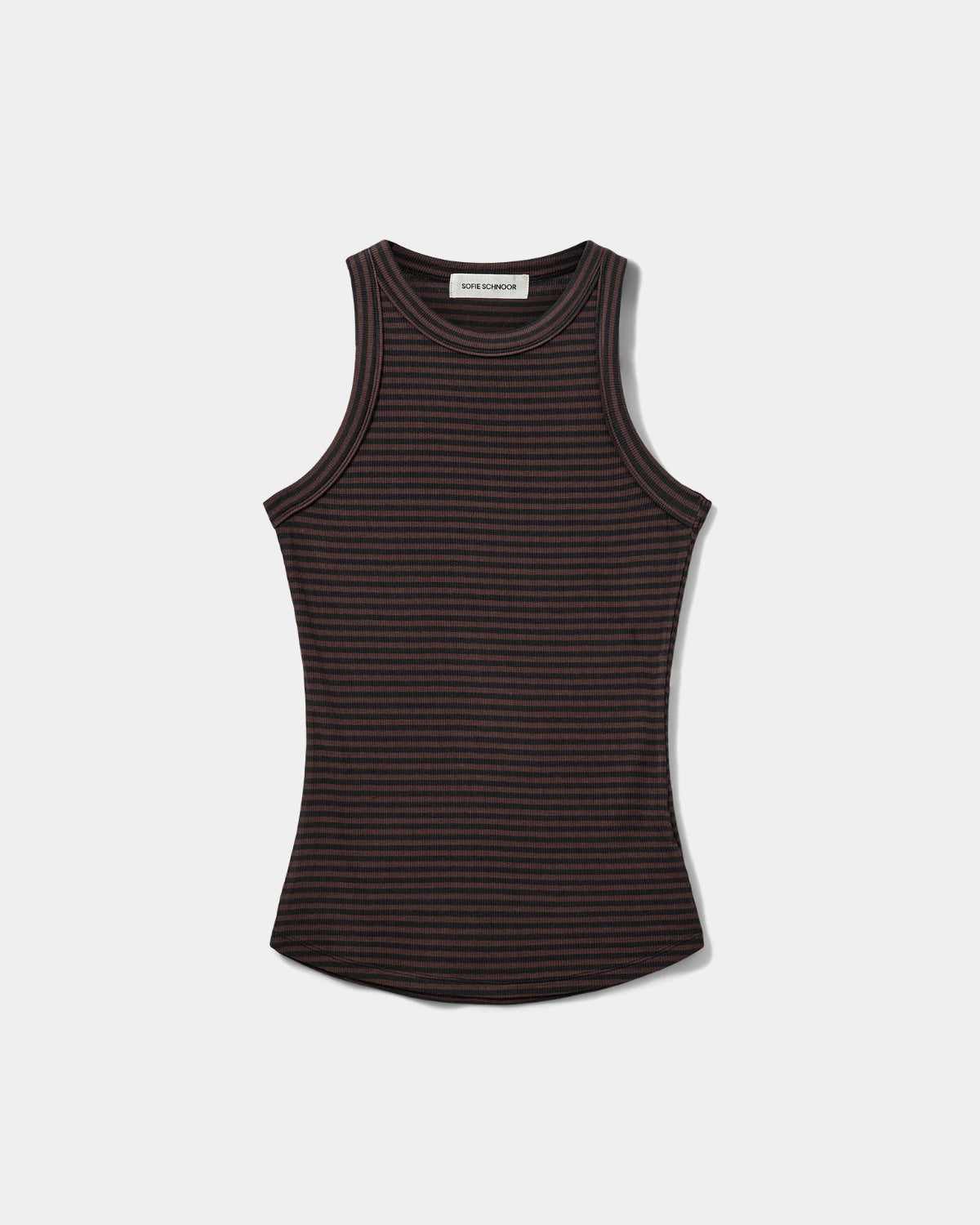 Sofie Schnoor WOMEN JULLIESW STRIBE TOP Top 7141 Dark Brown Black striped