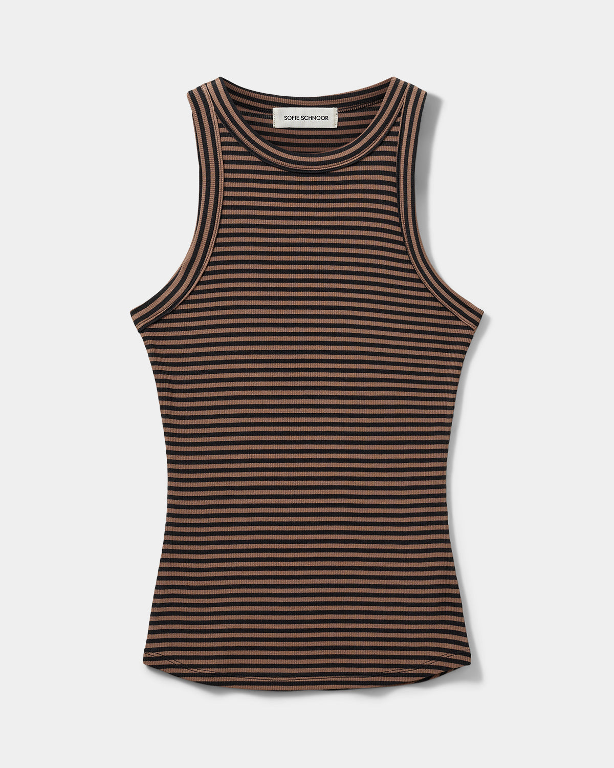 Sofie Schnoor WOMEN JULLIESW STRIPE TOP Top 7140 Light Brown Black striped