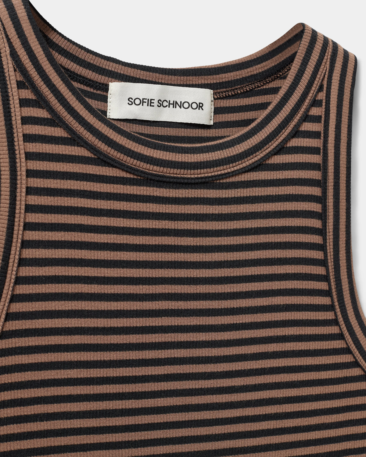 Sofie Schnoor WOMEN JULLIESW STRIPE TOP Top 7140 Light Brown Black striped