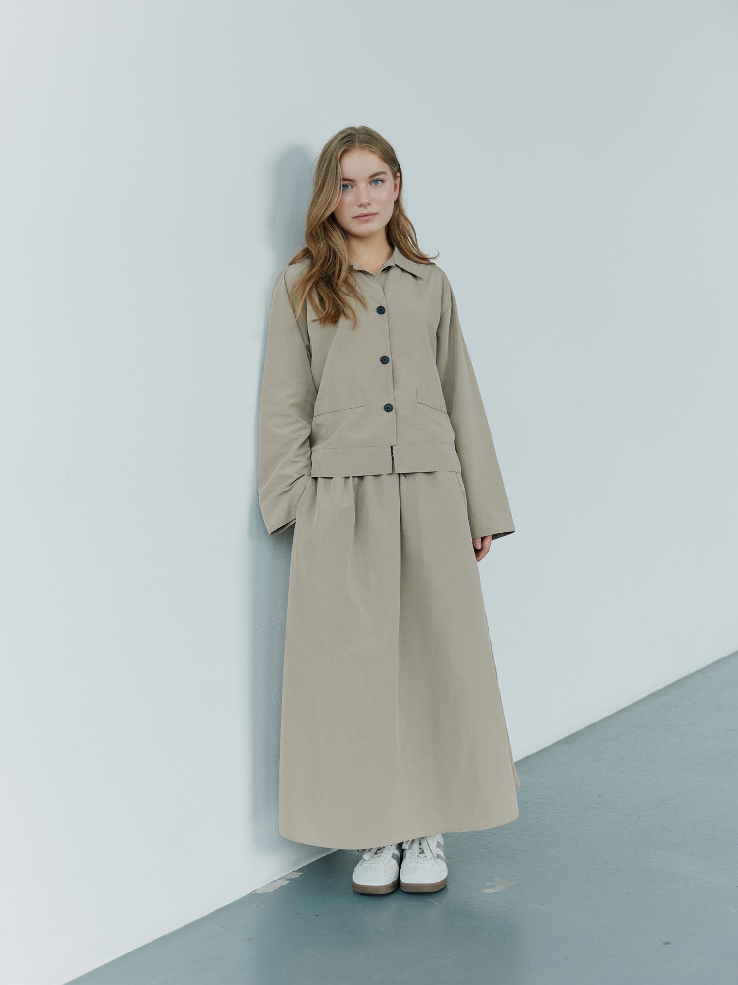 JUNEAUSY SKIRT Nederdel - 7115 Warm Stone | Sofie Schnoor