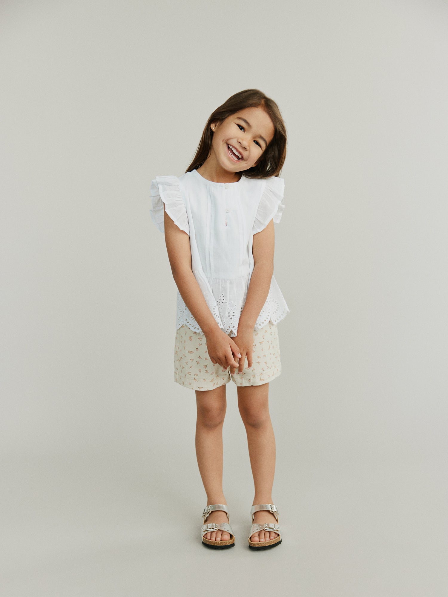 Sofie Schnoor KIDS JuiletteKB Bluse Bluse 0124 Snow white