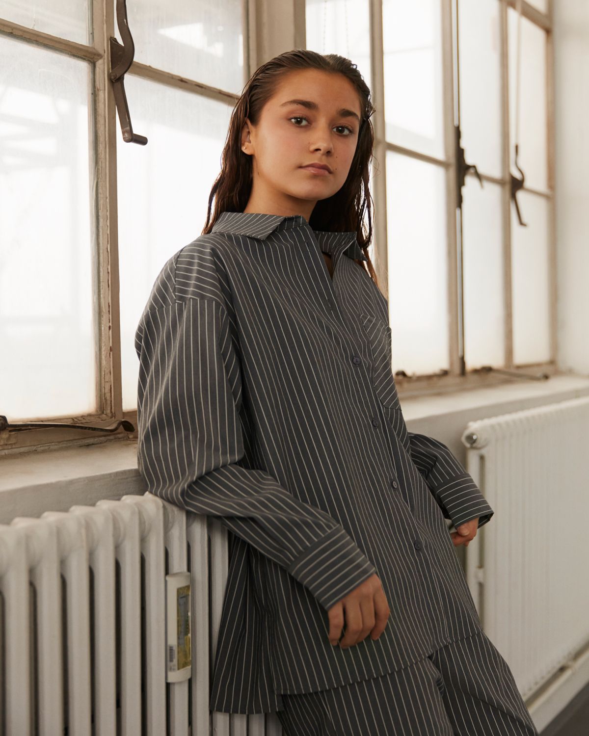 Sofie Schnoor YOUNG KALIASY SHIRT Shirt 8048 Grey Striped