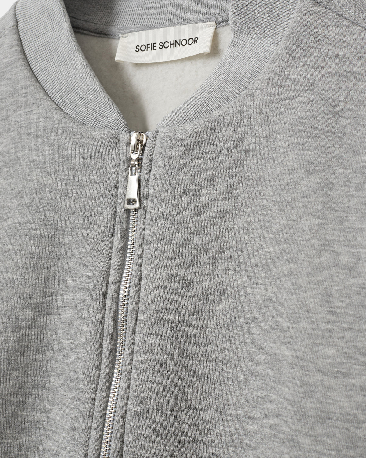 Sofie Schnoor WOMEN KATIESW SWEAT BOMBER JAKKE Hættetrøje 8000 Grey Melange