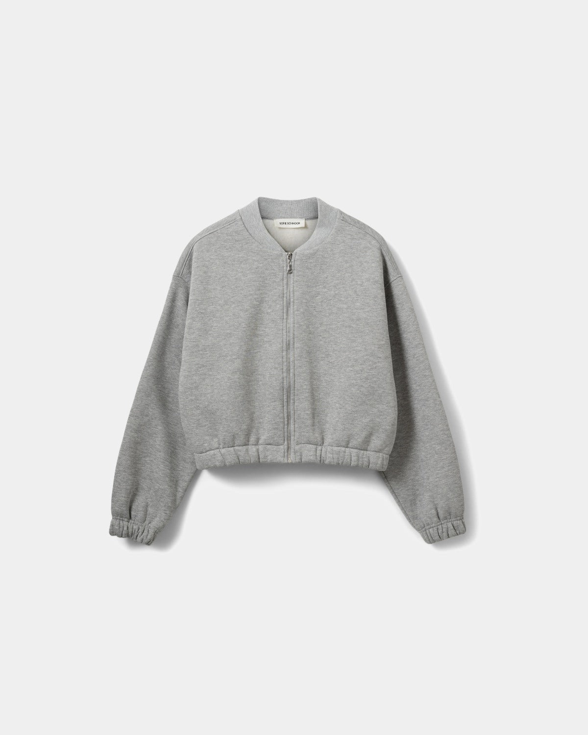 Sofie Schnoor WOMEN KATIESW SWEAT BOMBER JAKKE Jakke 8000 Grey Melange