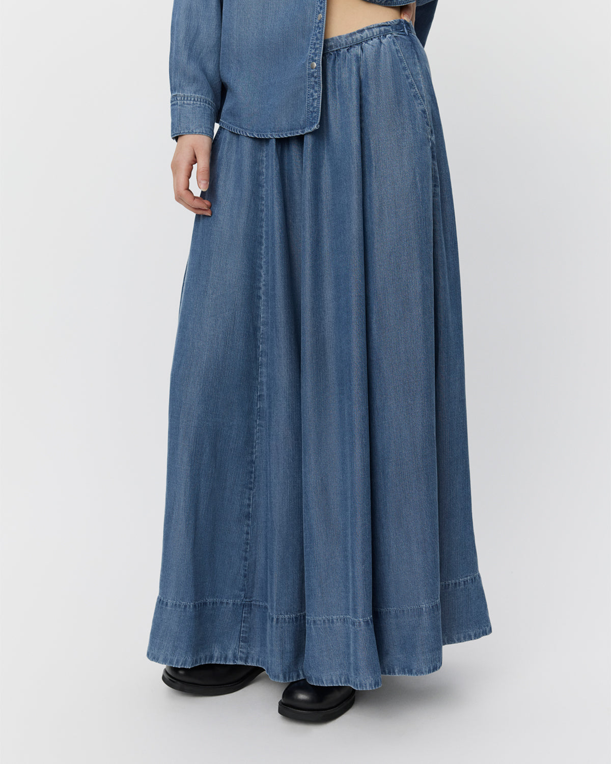 Sofie Schnoor WOMEN KATTIASW SKIRT Skirt 5002 Denim blue