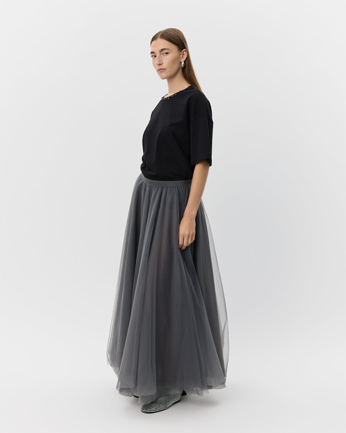 Sofie Schnoor WOMEN KAYLASW SKIRT Skirt 8052 Stone Grey