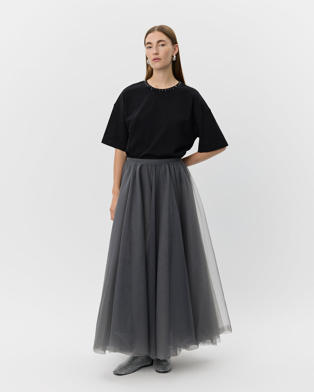 Sofie Schnoor WOMEN KAYLASW SKIRT Skirt 8052 Stone Grey