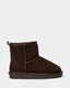 KELLIESY TEDDY BOOT - Dark brown