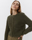 KYRASW CARDIGAN - Green Olive