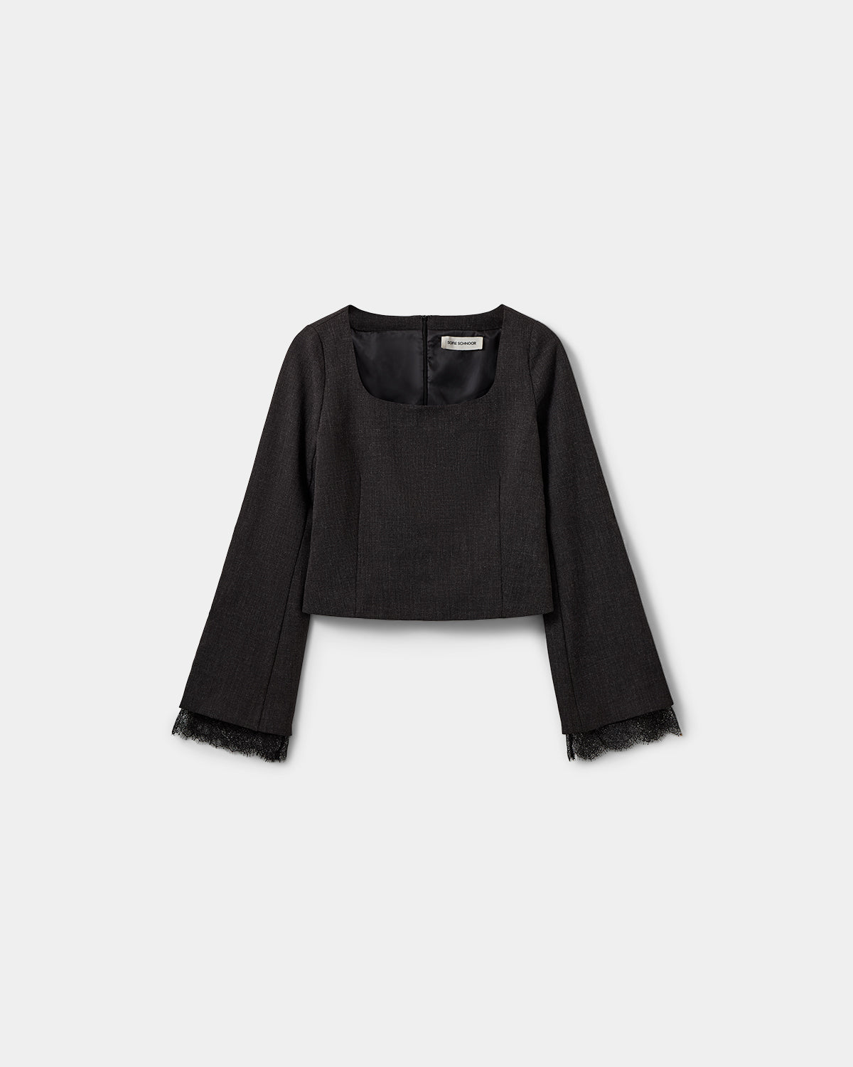 Sofie Schnoor WOMEN LACCOSW BLUSE Bluse 8011 Dark grey melange