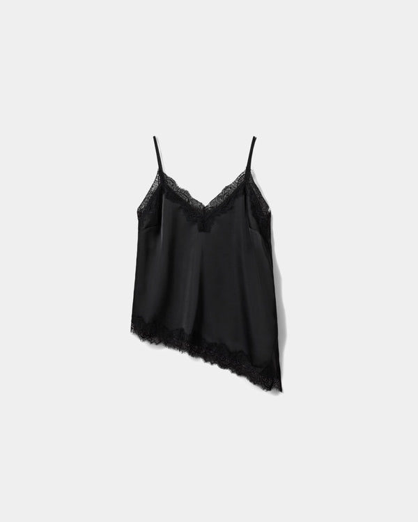 LEONASW SATIN LACE TOP