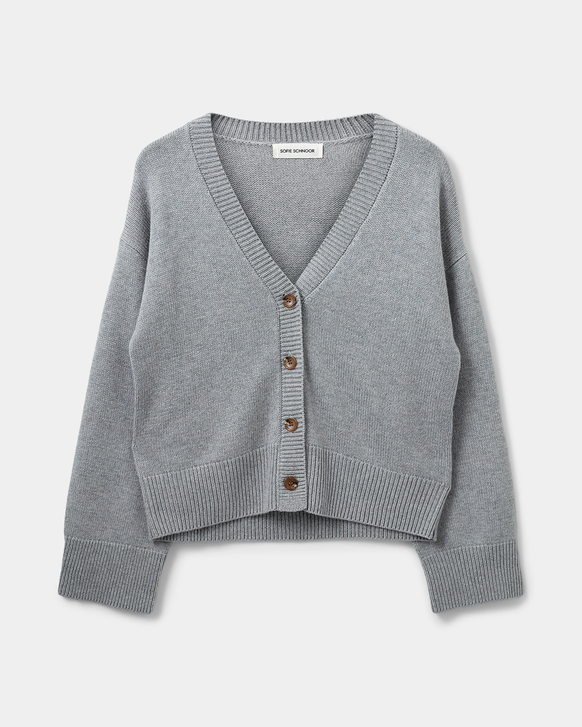 Sofie Schnoor WOMEN LEVASW CARDIGAN Cardigan 8000 Grey mel