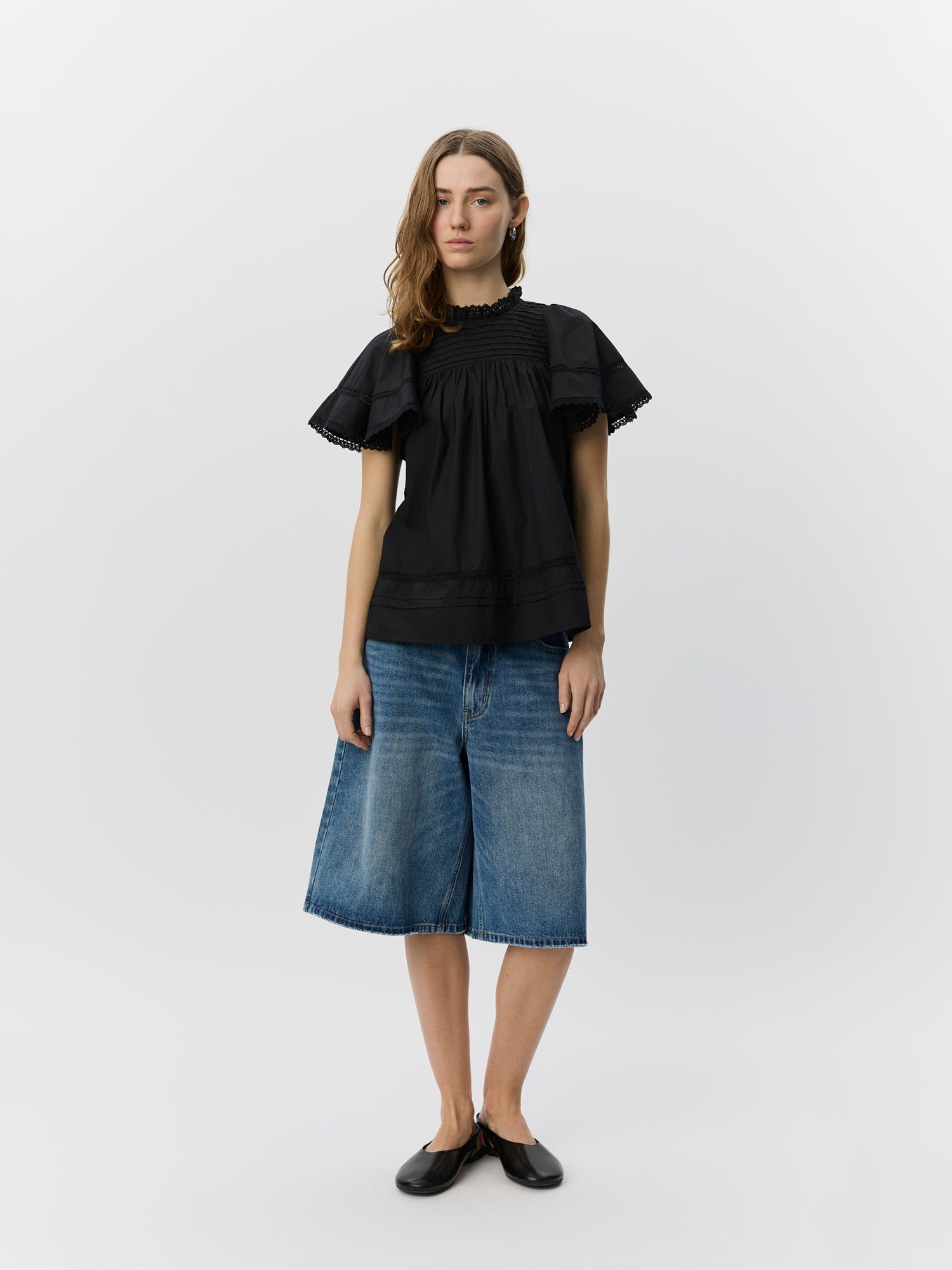 Sofie Schnoor WOMEN LILOUSW LET BOMULDSTOP Top 1000 Black
