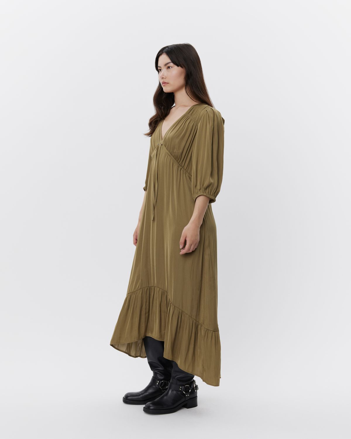 Sofie Schnoor WOMEN LIZETTESW DRESS Dress 3097 Olive Leaf