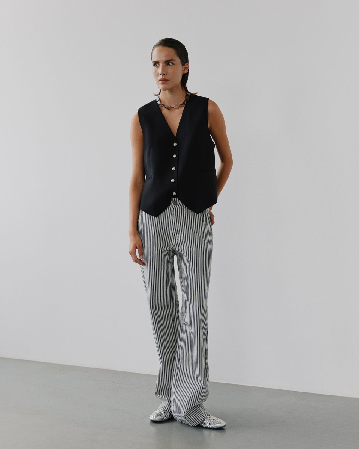 Sofie Schnoor WOMEN LUCCASW JEANS Trousers 5092 Blue striped