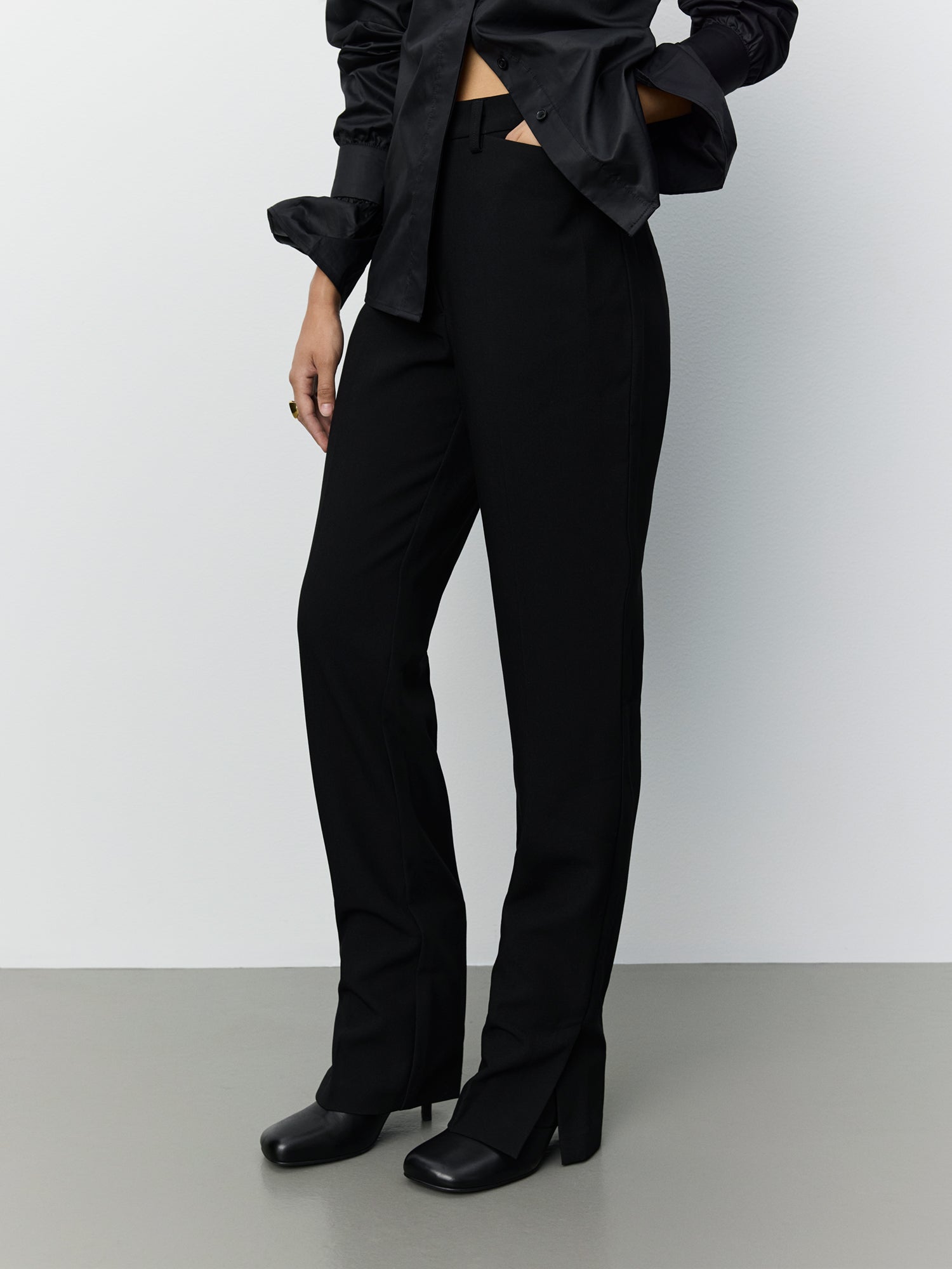 Sofie Schnoor WOMEN LUMINASW SLIM FIT BUKSER Buks 1000 Black
