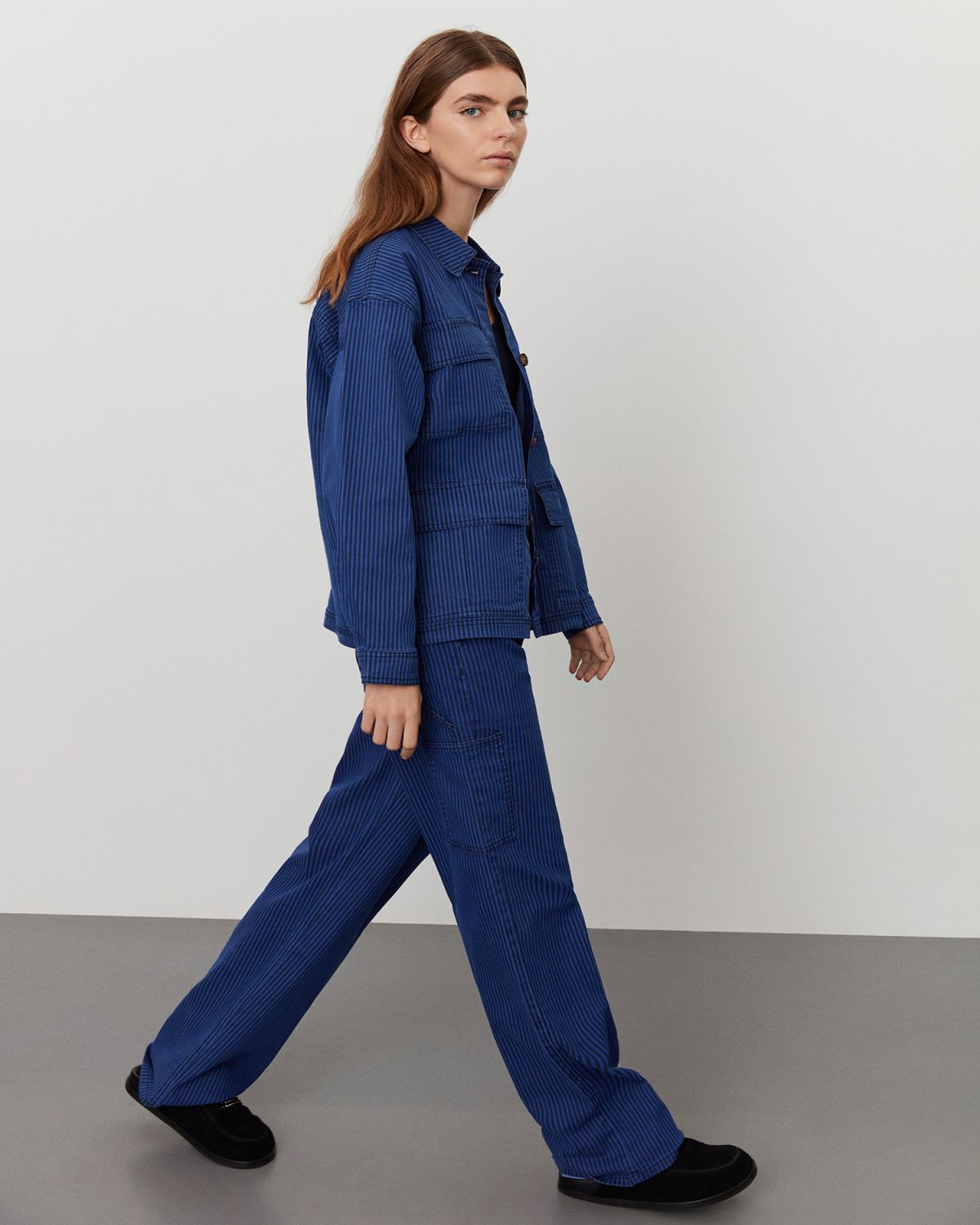 LYNNSW JACKET Jakke - 5108 Cobalt Striped | Sofie Schnoor