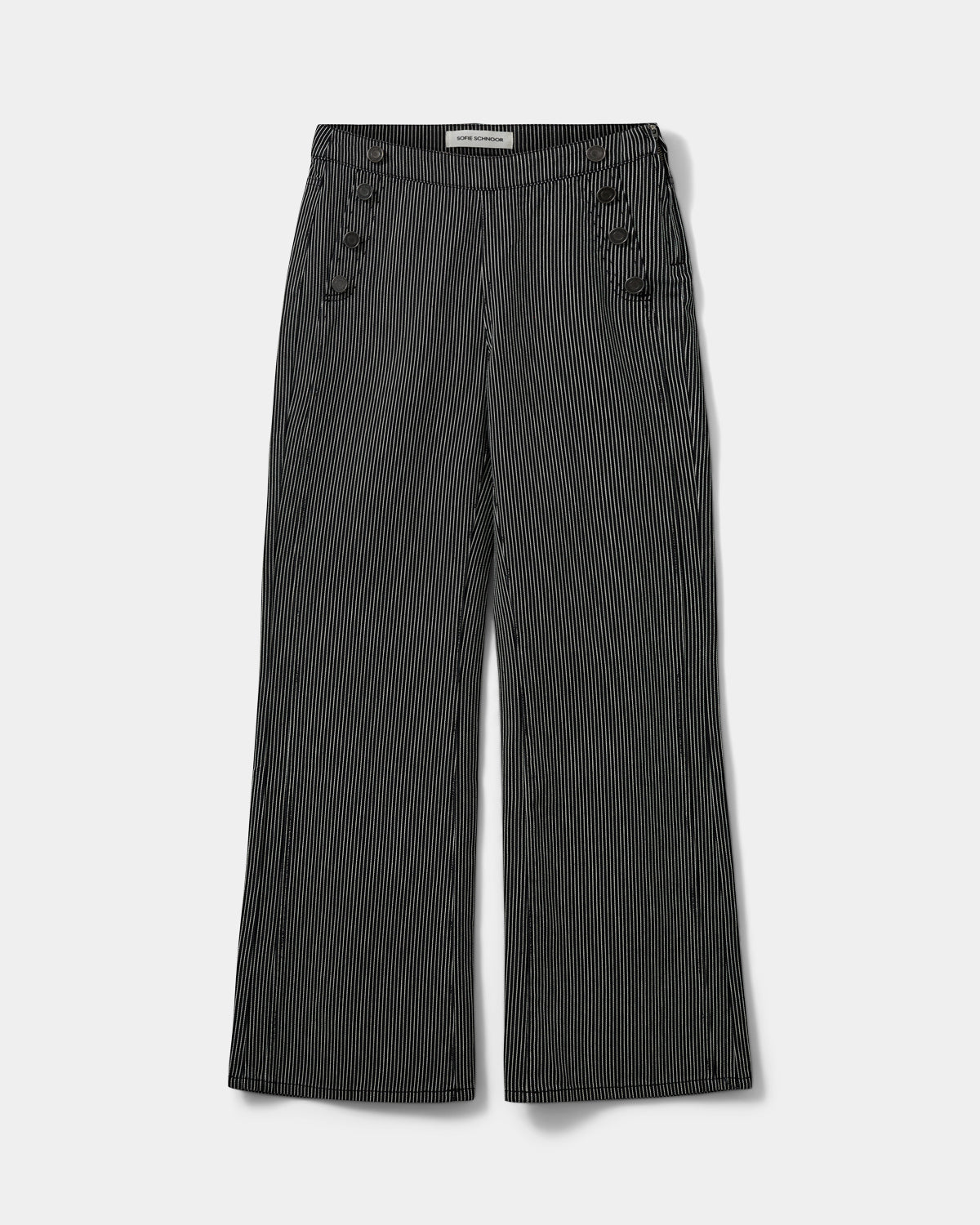 Sofie Schnoor WOMEN LYONSW TROUSERS Trousers 1017 Black striped