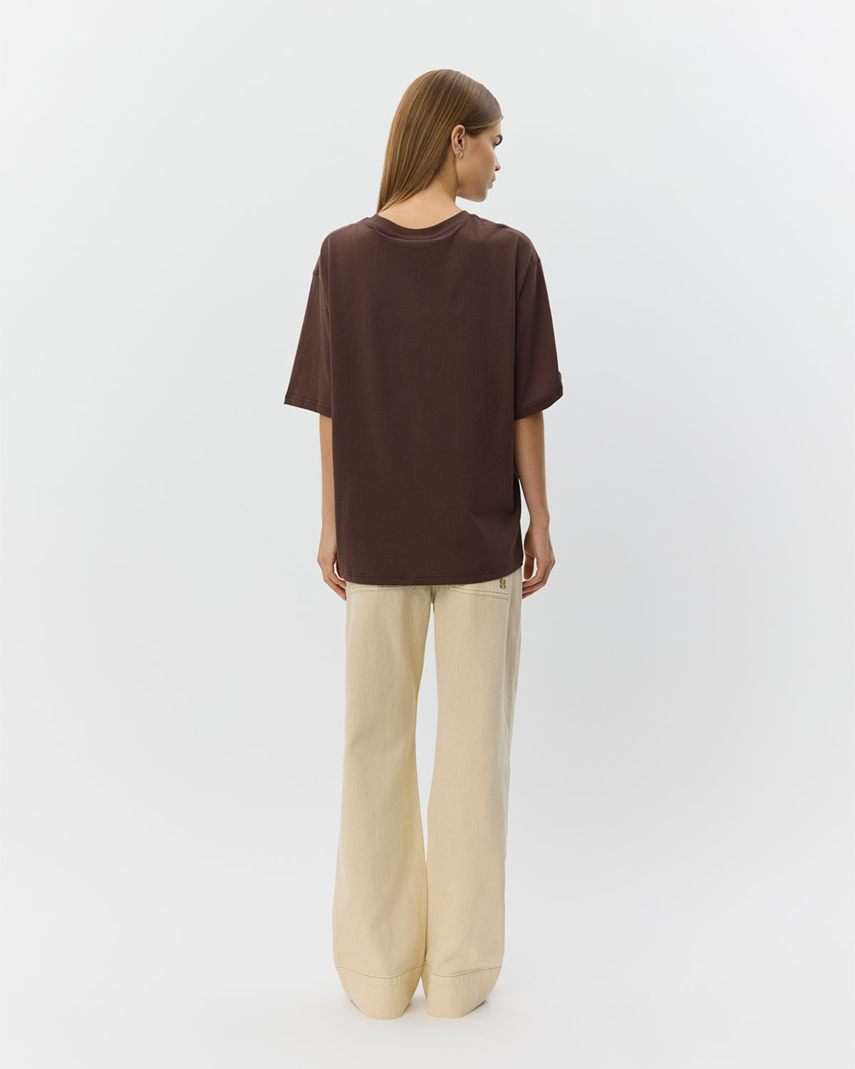 MAESW OVERSIZE T-SHIRT T-shirt - 7025 Dark brown | Sofie Schnoor