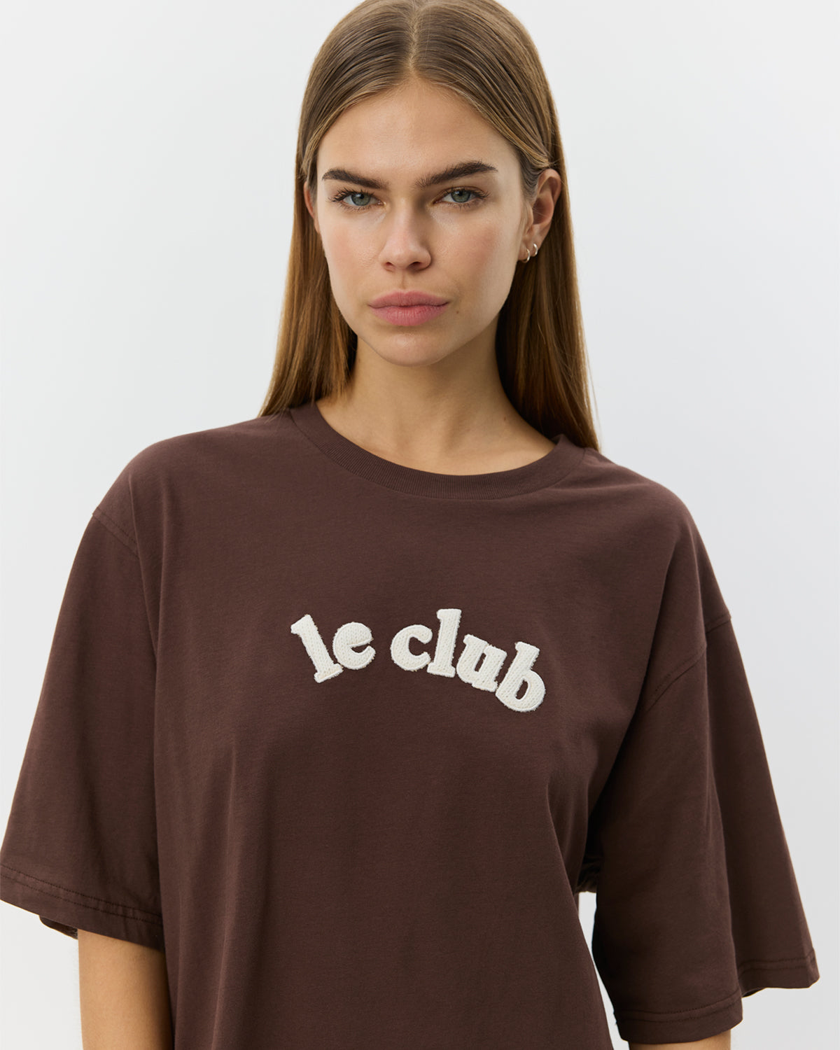 Sofie Schnoor WOMEN MAESW OVERSIZE T-SHIRT T-shirt 7025 Dark brown