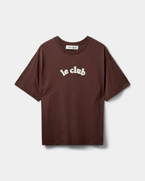 MAESW t-shirt in Dark Brown | T-shirts for women | SOFIE SCHNOOR