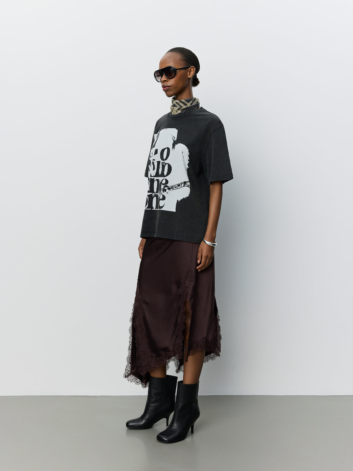 Sofie Schnoor WOMEN MAESW OVERSIZE T-SHIRT T-shirt 1015 Washed black