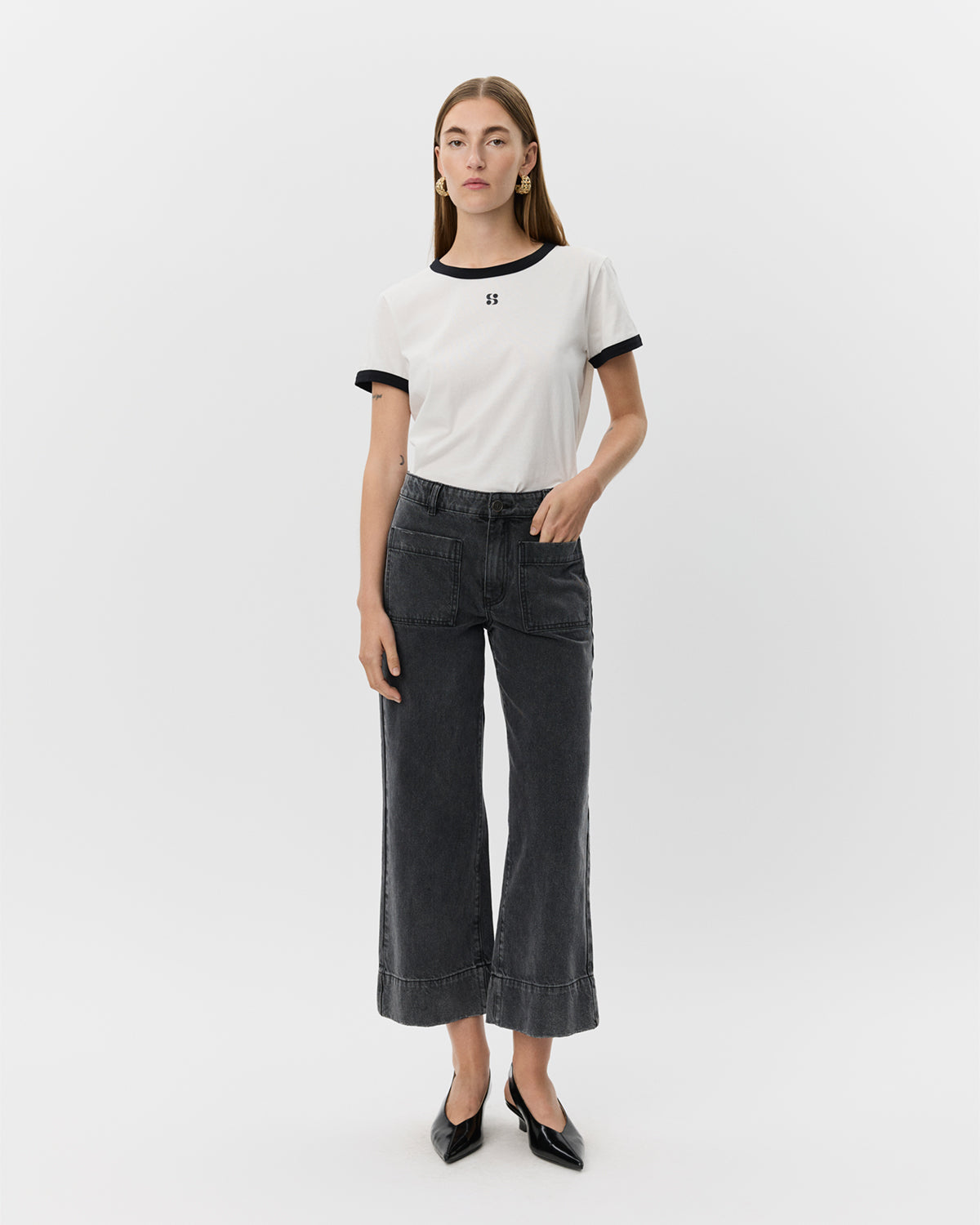 Sofie Schnoor WOMEN MAGGIESW T-SHIRT T-shirt 0124 Snow white