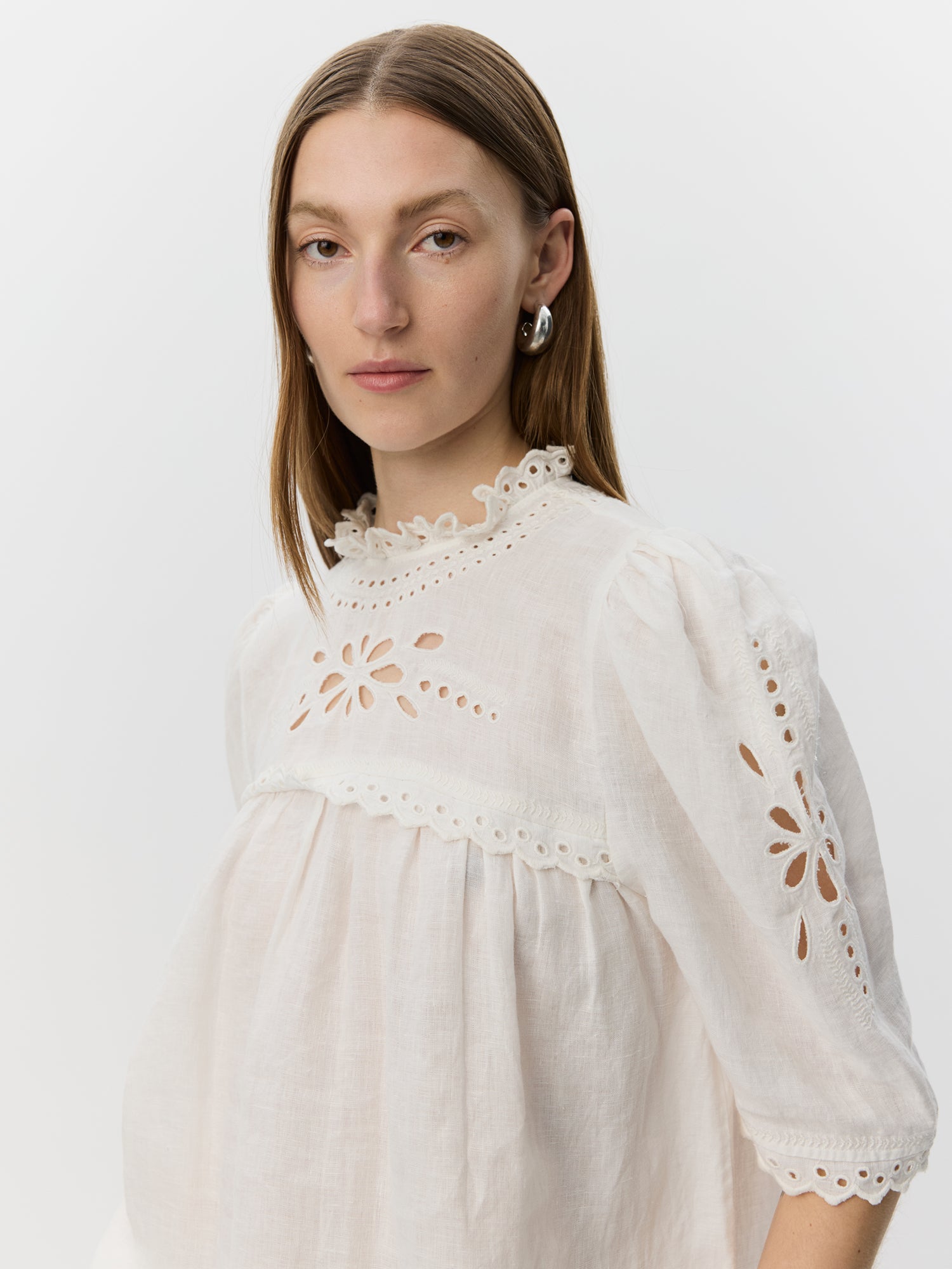 MAIASW top in Cream White | Tops for women | SOFIE SCHNOOR