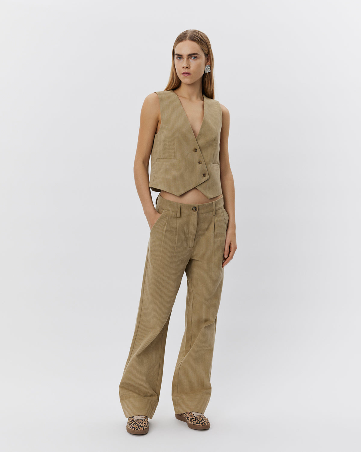 Sofie Schnoor WOMEN MALINASW TROUSERS Trousers 7036 Light camel