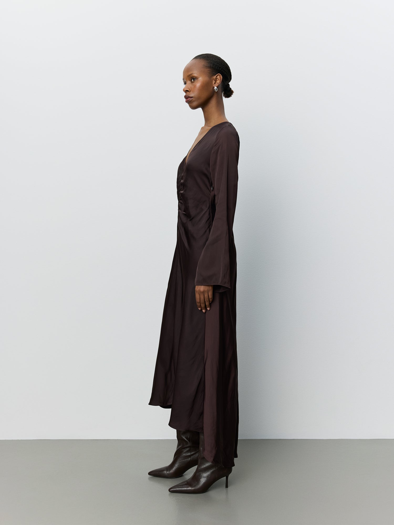 Sofie Schnoor WOMEN MALYSW ASYMMETRISK KJOLE Kjole 7168 Dark Plum
