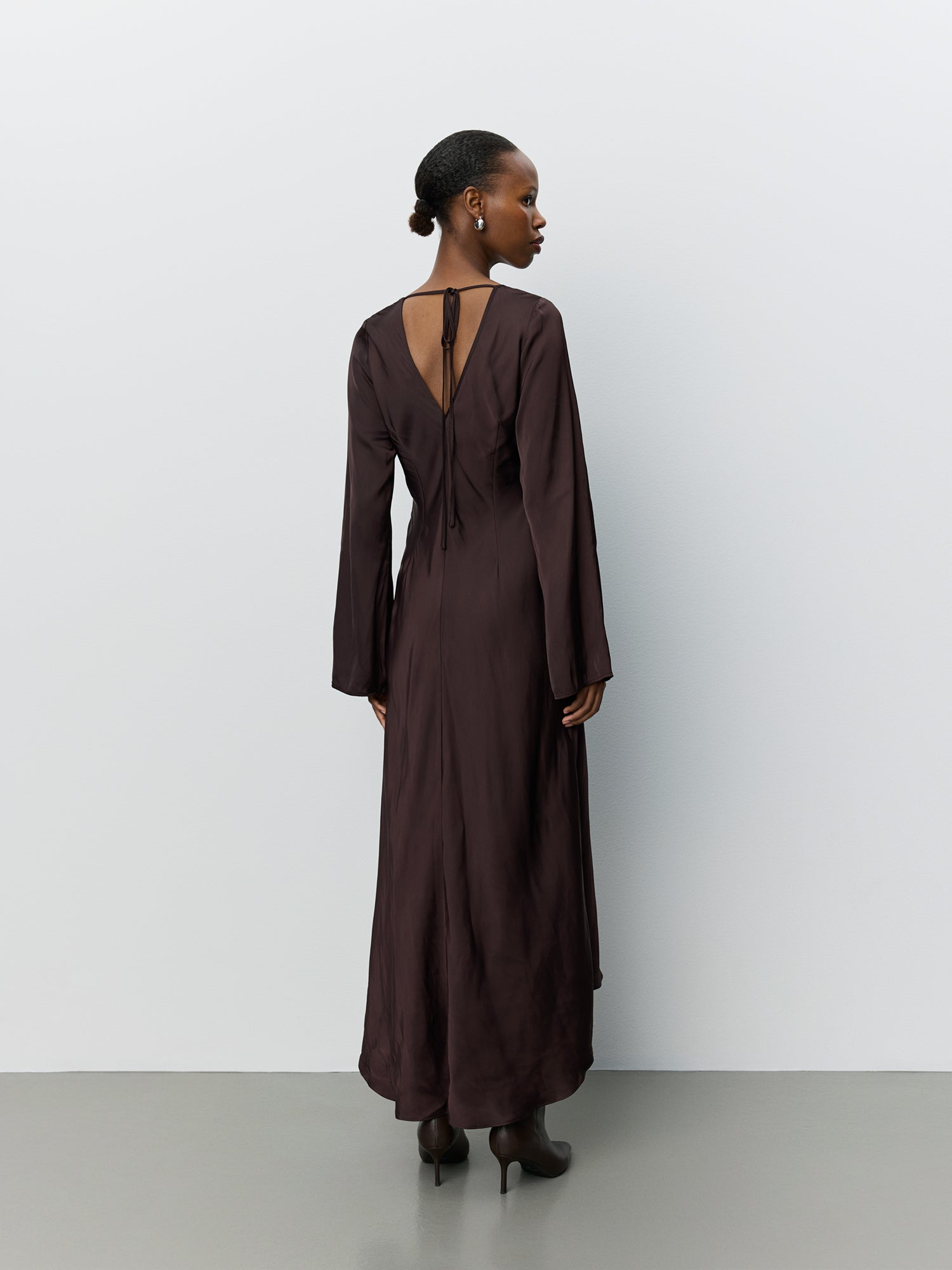 Sofie Schnoor WOMEN MALYSW ASYMMETRISK KJOLE Kjole 7168 Dark Plum