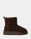 MARIESW TEDDY BOOT - Dark brown