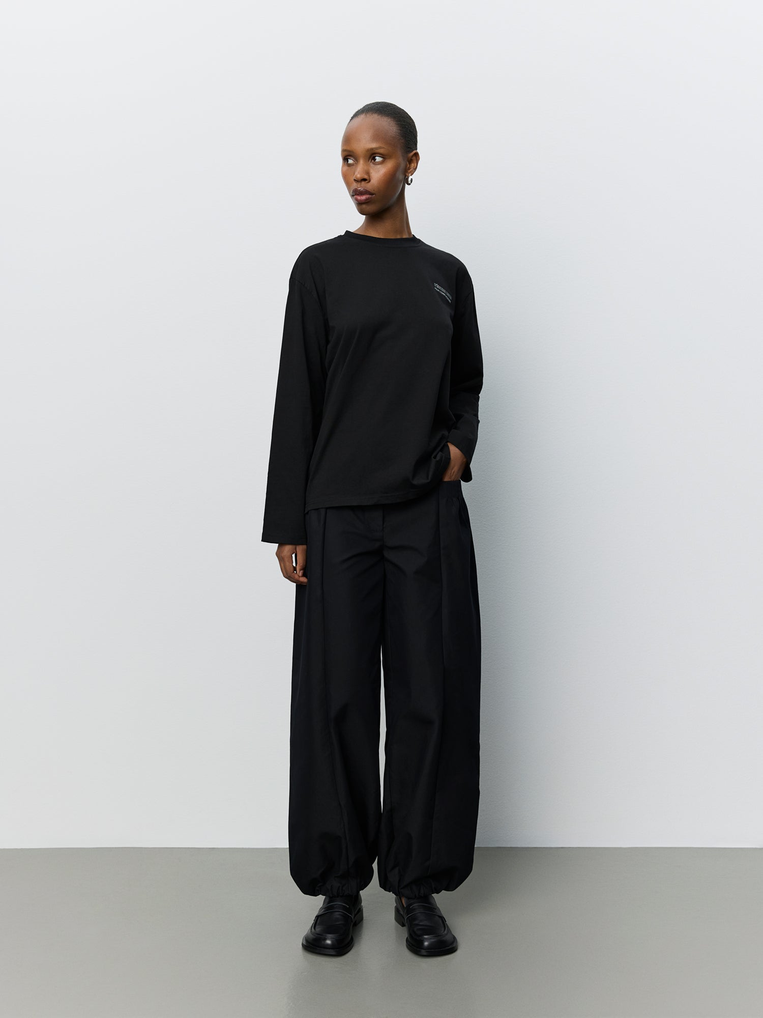 Sofie Schnoor WOMEN MASYSW BOXY T-SHIRT T-shirt lang ærmet 1000 Black