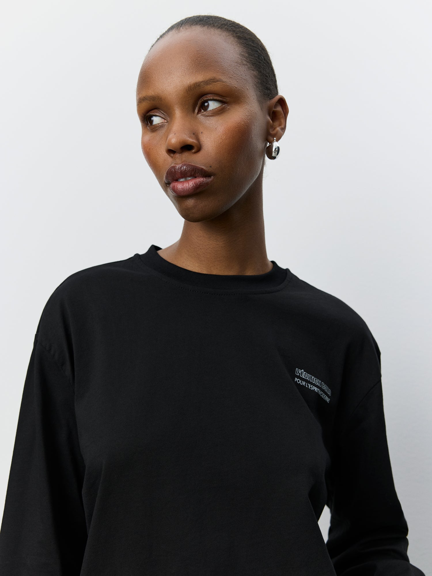 Sofie Schnoor WOMEN MASYSW BOXY T-SHIRT T-shirt lang ærmet 1000 Black