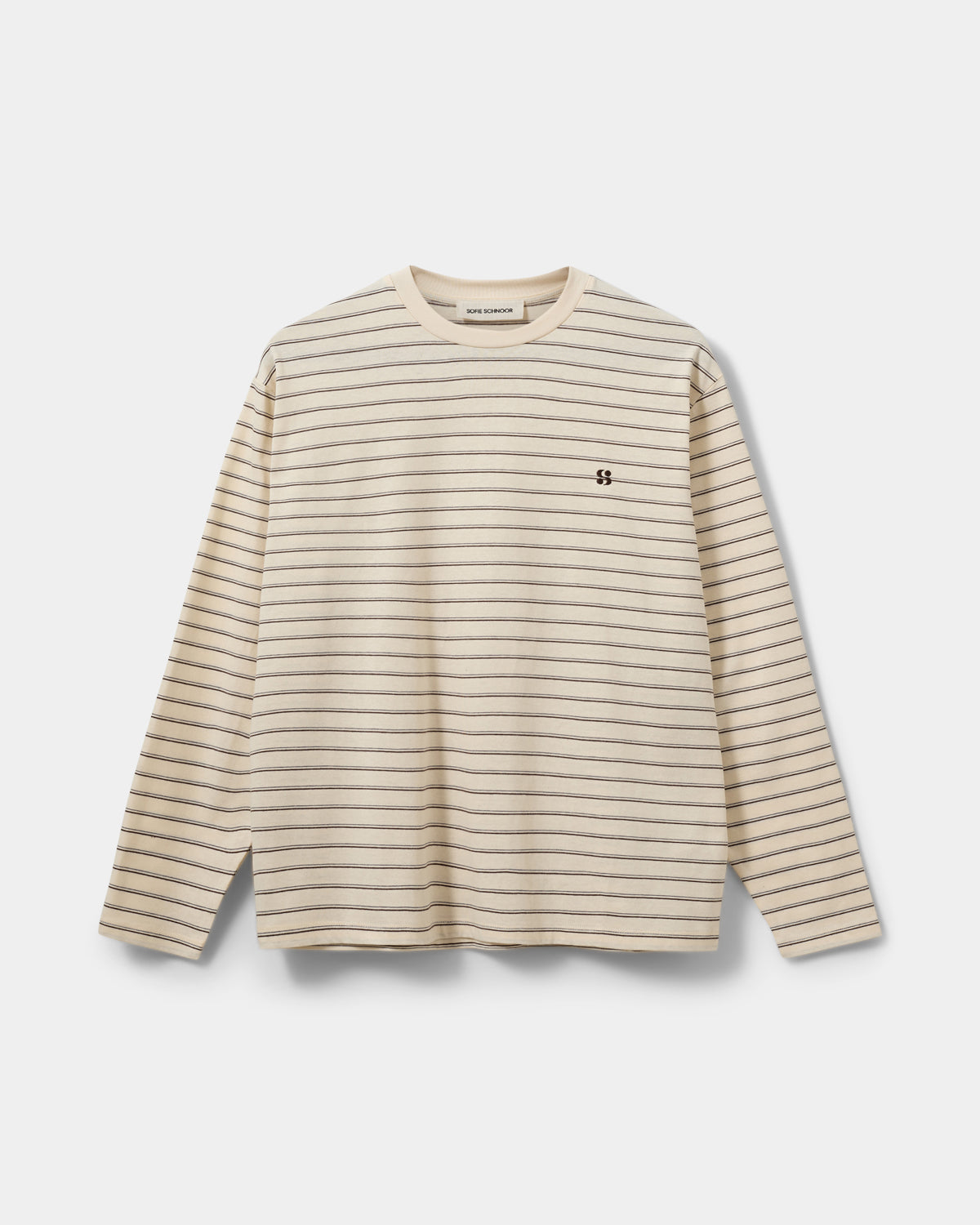 Sofie Schnoor WOMEN MASYSW LANGÆRMET BOXY T-SHIRT T-shirt 0140 Off White Striped
