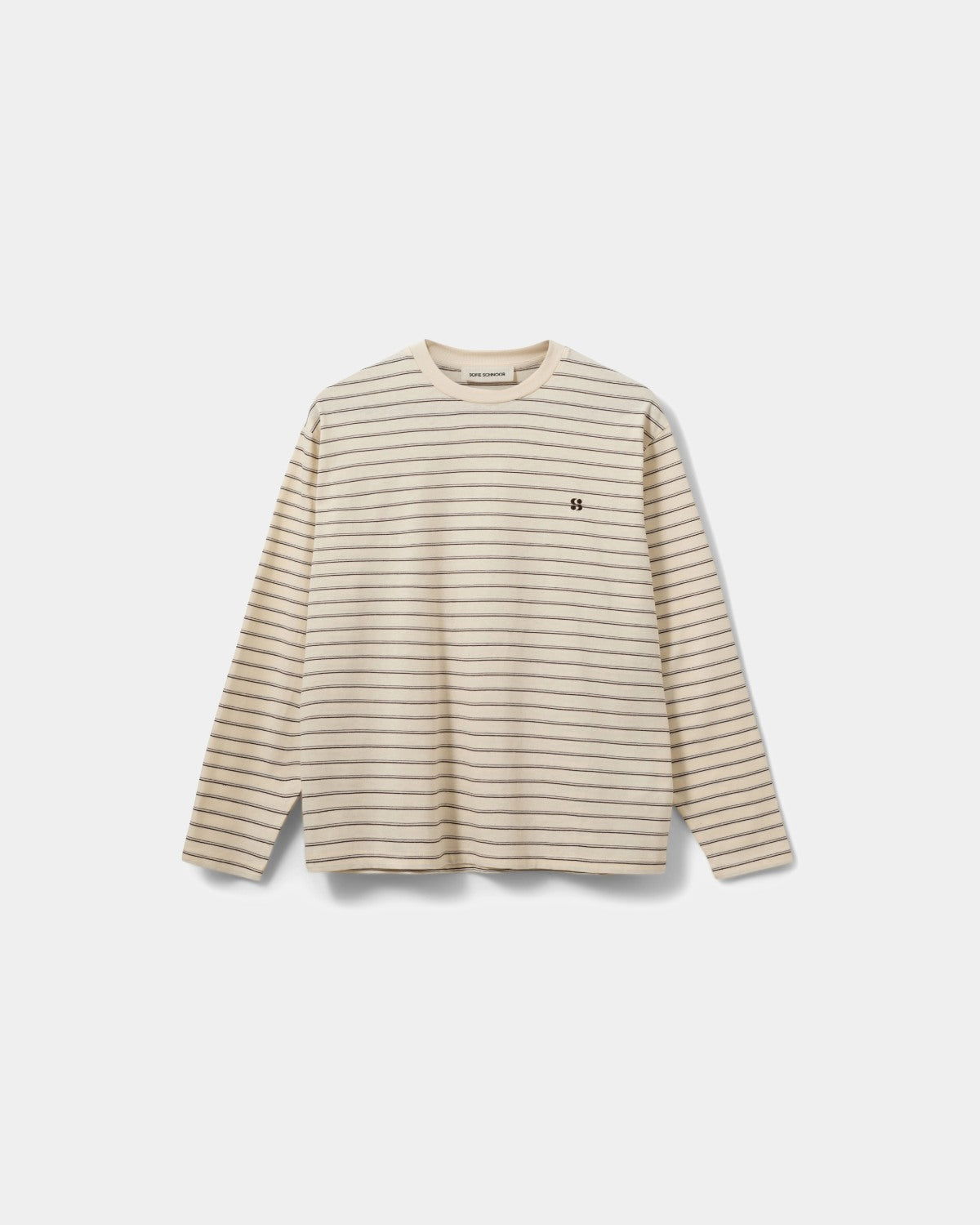 Sofie Schnoor WOMEN MASYSW LANGÆRMET BOXY T-SHIRT T-shirt 0140 Off White Striped