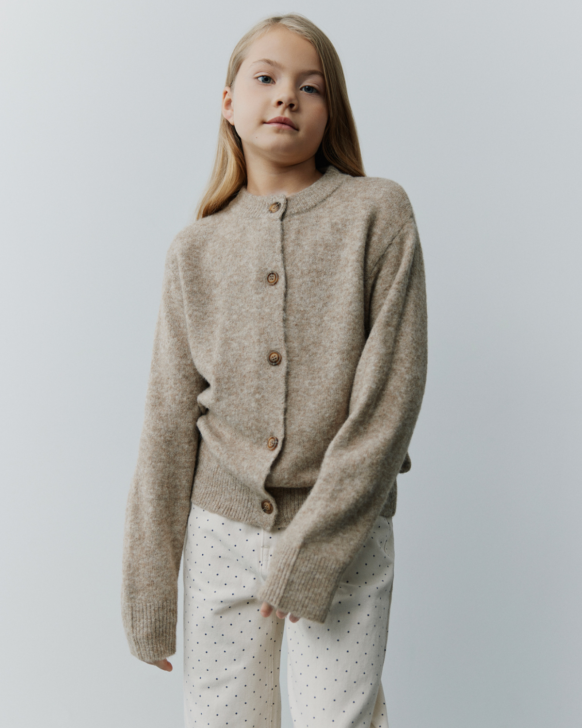 Sofie Schnoor YOUNG MAURASY CARDIGAN Cardigan 7145 Deer Melange