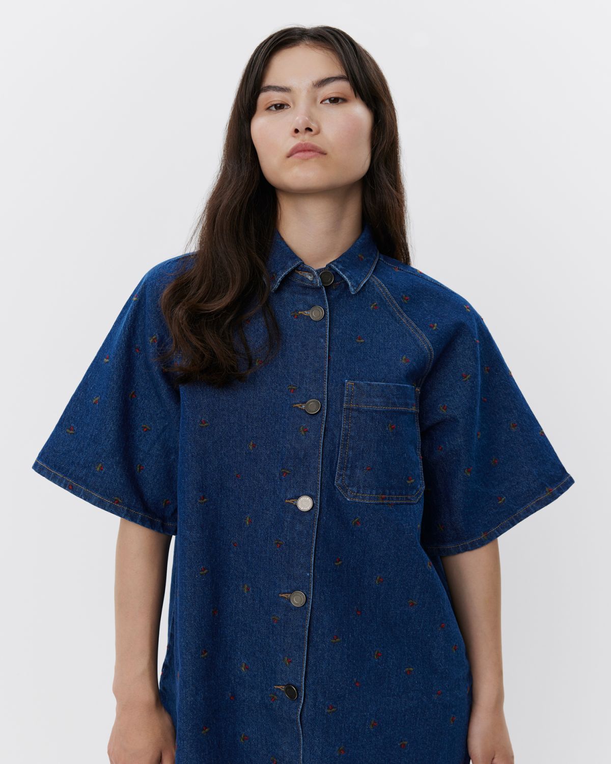 Sofie Schnoor WOMEN MAYSW SHIRT Shirt 5090 Dark denim blue