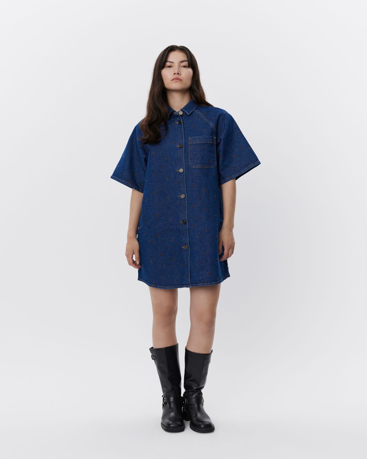 Sofie Schnoor WOMEN MAYSW SHIRT Shirt 5090 Dark denim blue