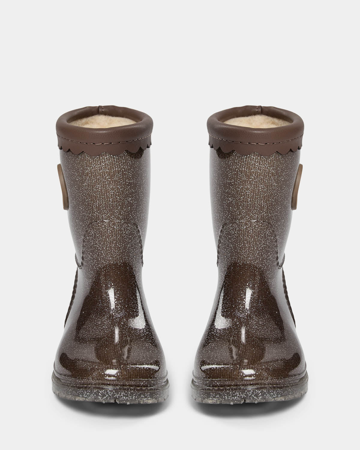 Sofie Schnoor KIDS MELLYKB GUMMISTØVLE MED FOER Gummistøvle 7080 Dark brown