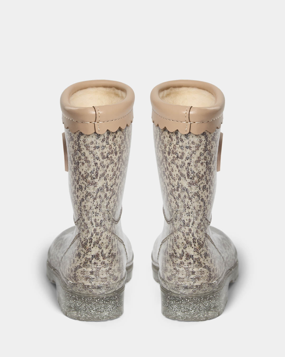 Sofie Schnoor KIDS MELLYKB GUMMISTØVLE MED FOER Gummistøvle 9109 Off White w AOP