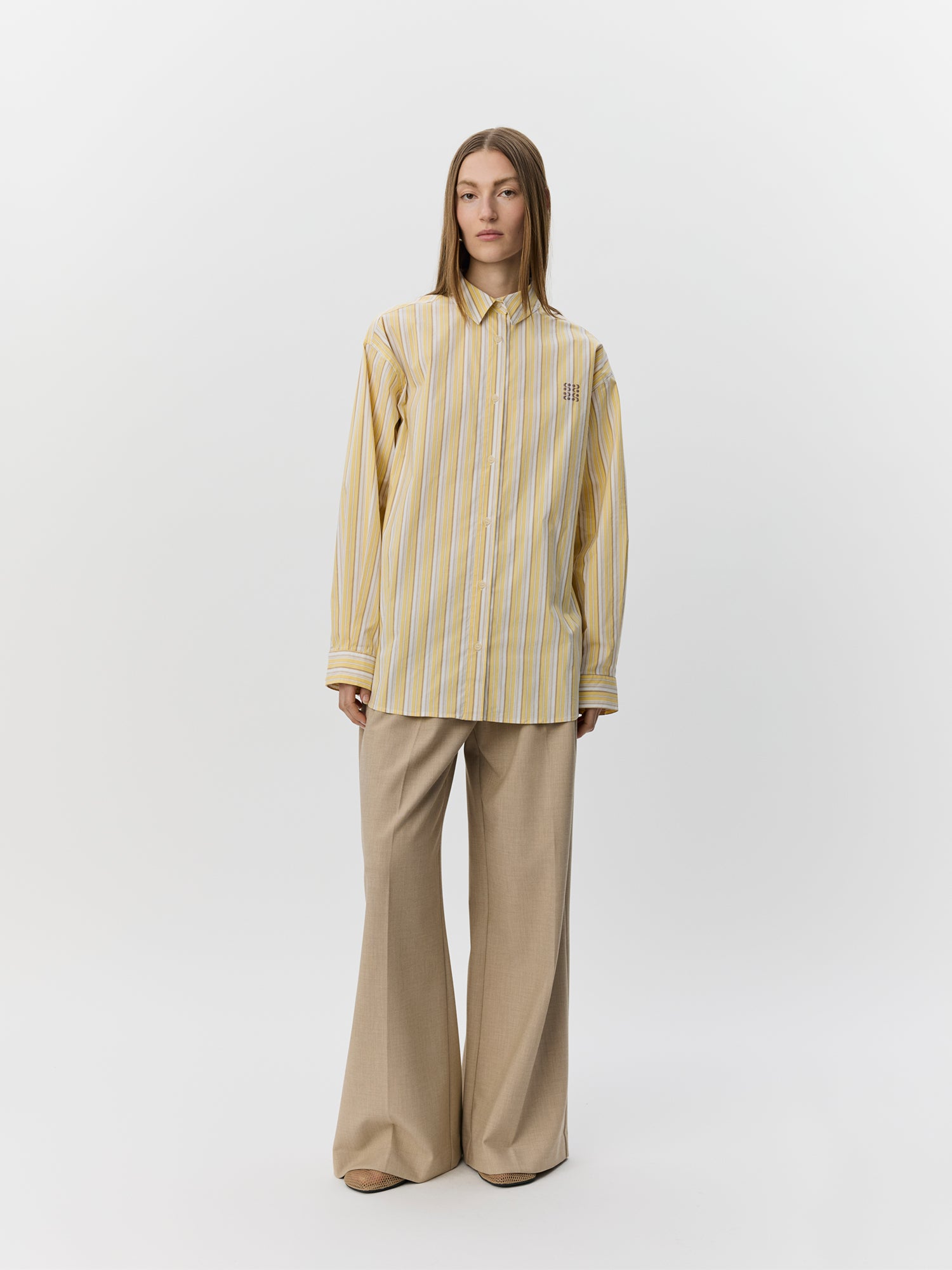 Sofie Schnoor WOMEN MERCYSW OVERSIZED SKJORTE Skjorte 2026 Light yellow