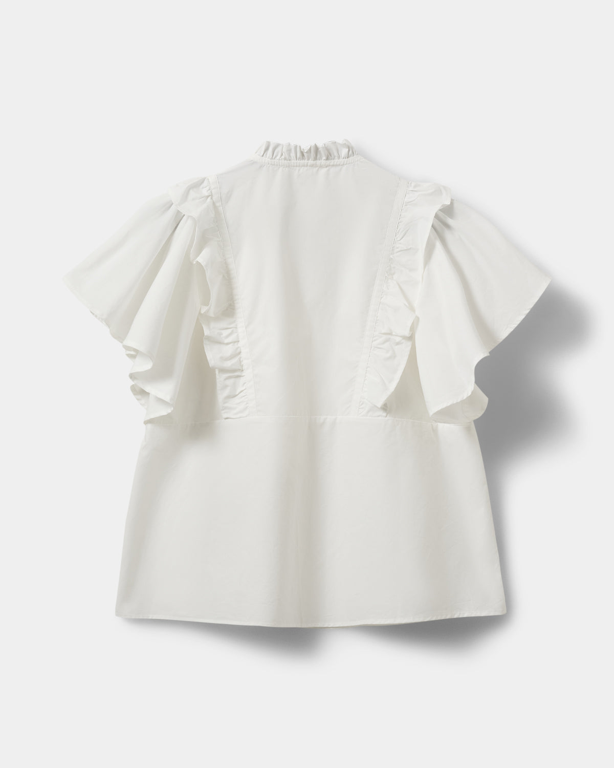 MERLINDASW frill top in Alyssum | Tops for women | SOFIE SCHNOOR