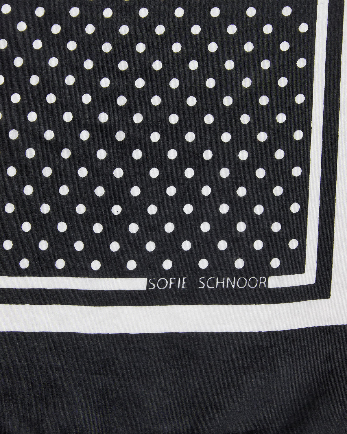 Sofie Schnoor WOMEN MIASW TØRKLÆDE Tørklæde 9096 Black Off white