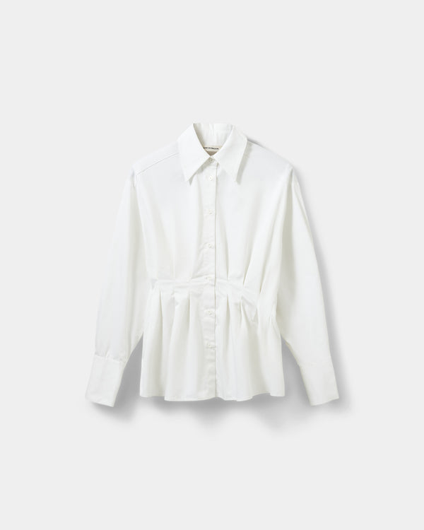 Sofie Schnoor WOMEN MIKRASW FITTED SKJORTE MED LÆG Skjorte 0101 Off white