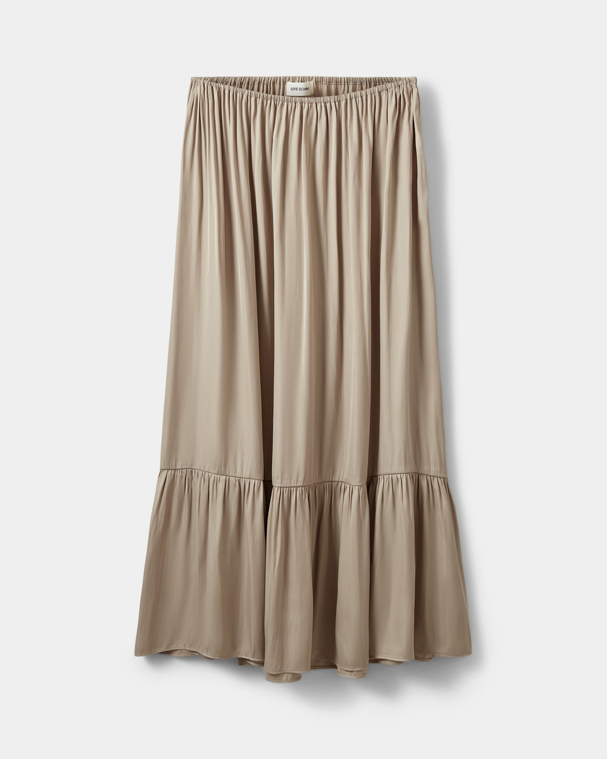 Sofie Schnoor WOMEN MILIASW MAXI NEDERDEL Nederdel 8058 Feather Gray